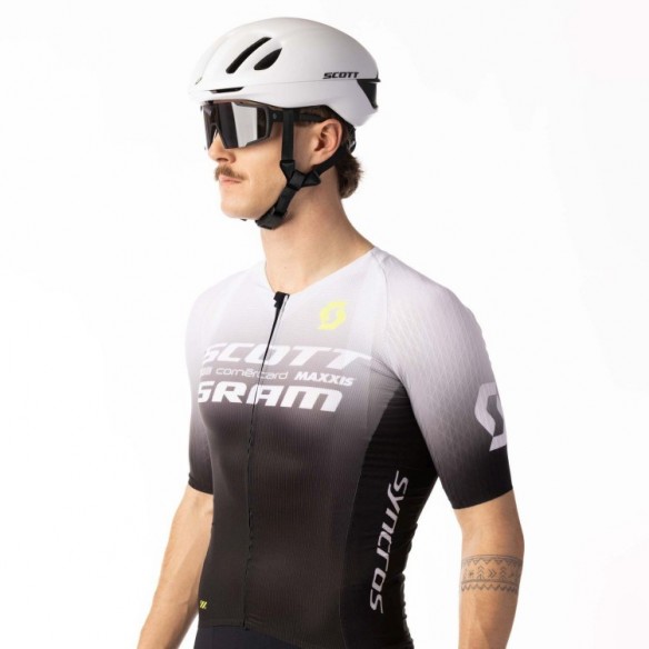 Maillot Ms RC SCOTT-Sram Aero Ss Black/White