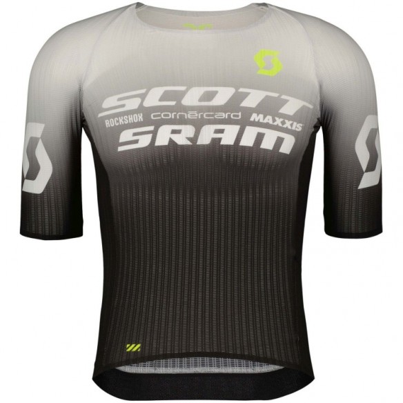 Maillot Ms RC SCOTT-Sram Race Ss Black/White