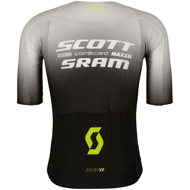 Maillot Ms RC SCOTT-Sram Race Ss Black/White