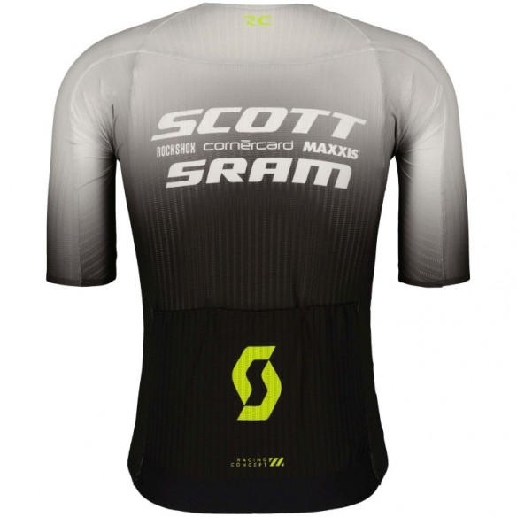 Maillot Ms RC SCOTT-Sram Race Ss Black/White