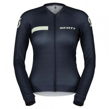 Maillot Ws RC Pro Ls Dark Blue/Fresh Green