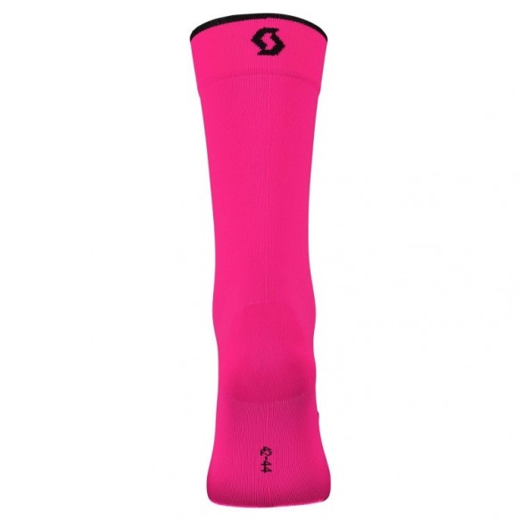 Calcetín Trail Tuned Crew Radiant Pink