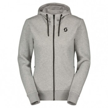 Chaqueta Con Capucha Ws Tech Warm Zip Grey Melange Scott