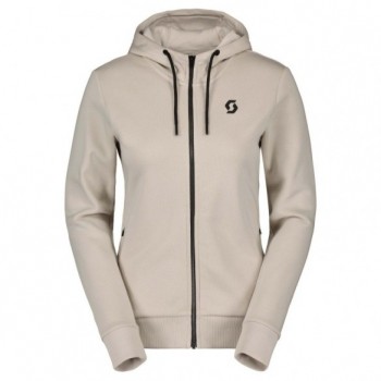 Chaqueta Con Capucha Ws Tech Warm Zip Dust White Scott