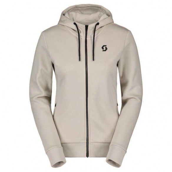 Chaqueta Con Capucha Ws Tech Warm Zip Dust White Scott