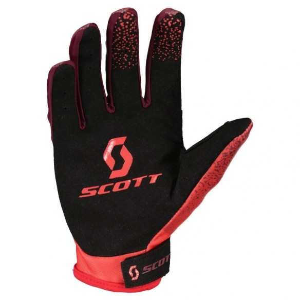 Guantes 350 Dirt Evo Red/Black Scott