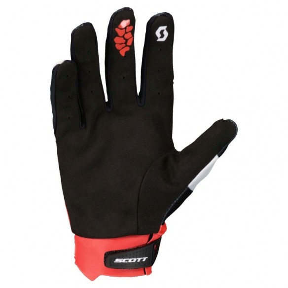 Guantes Evo Race White/Red Scott