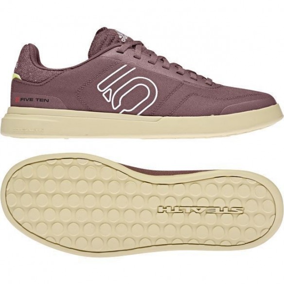 Zapatillas SLeuth Dlx Canvas W Quiet Crimson/Ftwr White/Sandy Five Ten