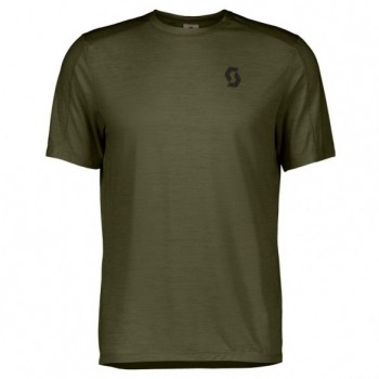 Camiseta Ms Endurance Lt Ss Fir Green Scott