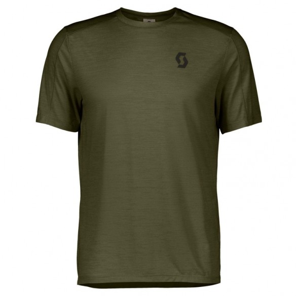 Camiseta Ms Endurance Lt Ss Fir Green Scott