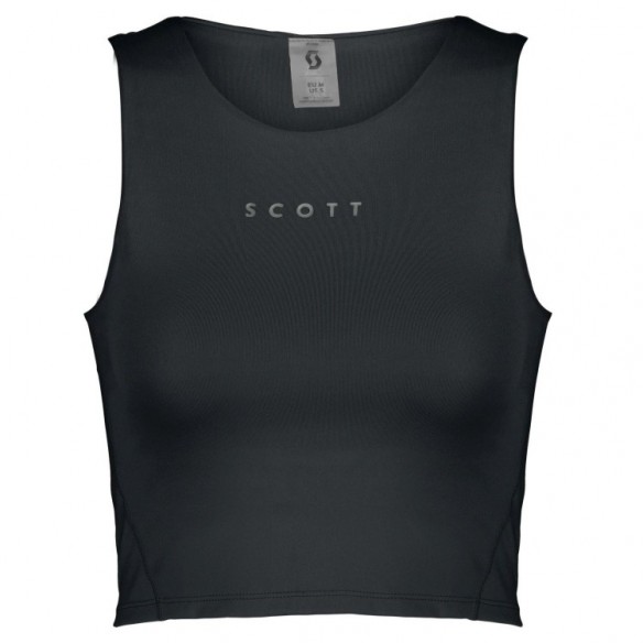 Camiseta Crop Top Ws Endurance Black Scott