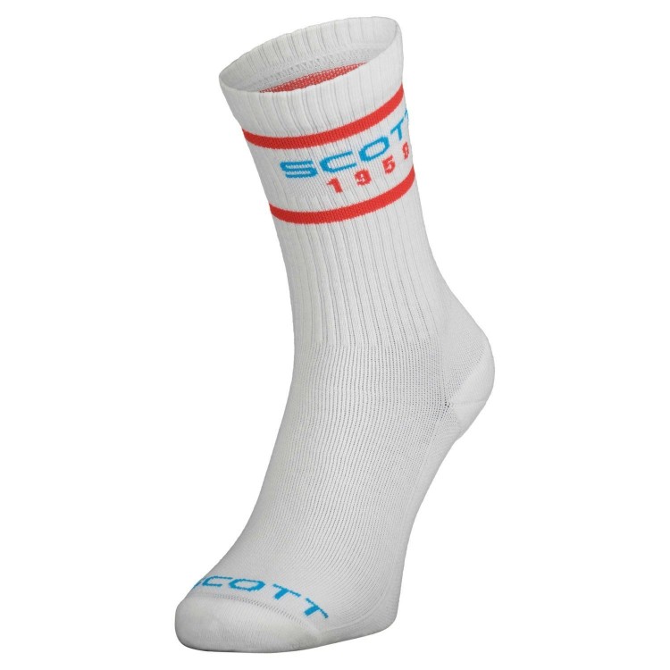Calcetín Retro Casual Crew (Pack de 3) White Scott