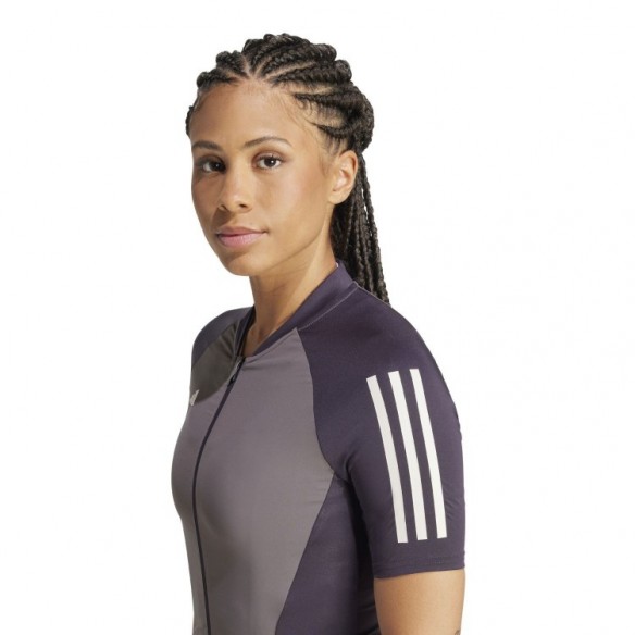 Maillot Essentials 3-Stripes W Charcoal adidas cycling