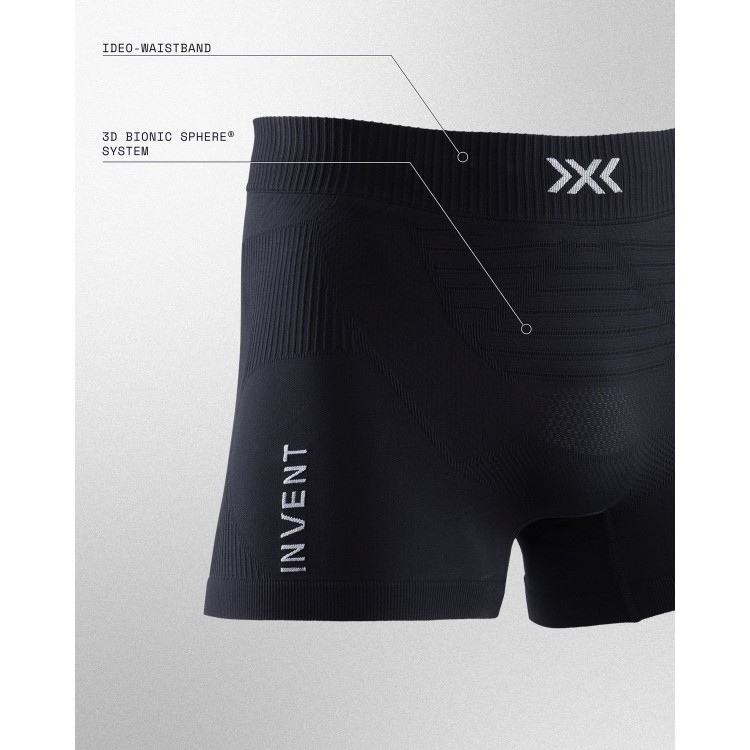 Boxer Hombre Invent Black Melange X-Bionic