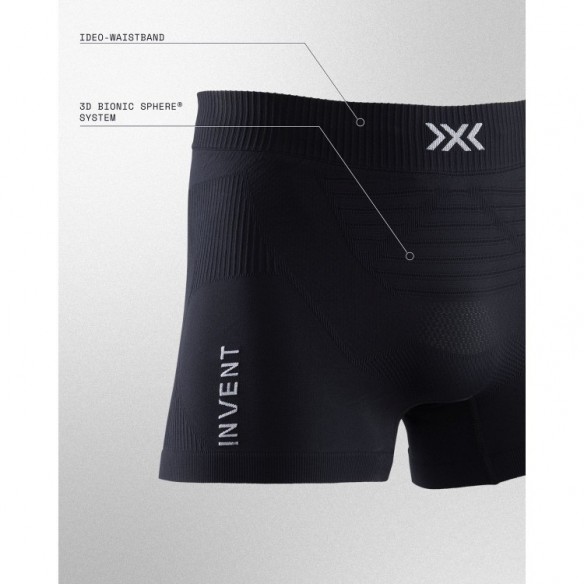 Boxer Hombre Invent Black Melange X-Bionic