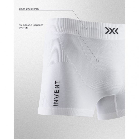 Boxer Hombre Invent Arctic White/Opal Black X-Bionic