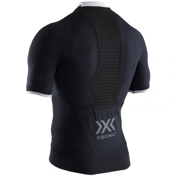 Maillot M/C Invent Bike Race Zip Hombre Black Melange X-Bionic