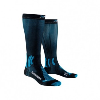 Calcetín Run Energizer 4.0 Hombre Opal Black/Twyce Blue...