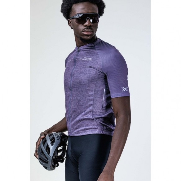 Maillot Corefusion Endurance Merino SS Hombre Muted Lavender Melange X-Bionic