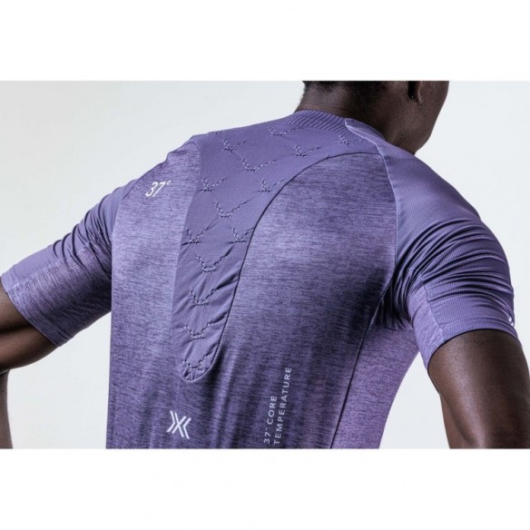 Maillot Corefusion Endurance Merino SS Hombre Muted Lavender Melange X-Bionic