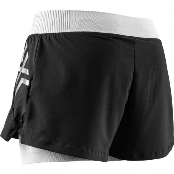 Pantalón corto Twyce Race 2in1 Mujer Arctic White/Pearl Grey X-Bionic