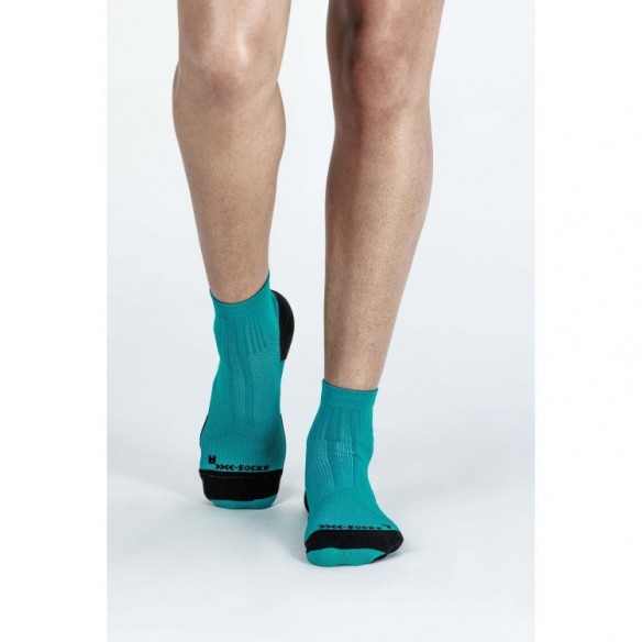 Calcetín Trail Run Discover Ankle Lake Green/Sunset Blue X-Bionic