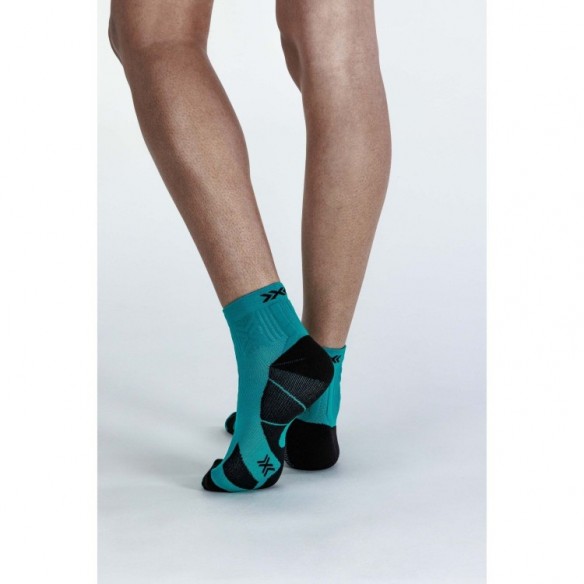 Calcetín Trail Run Discover Ankle Lake Green/Sunset Blue X-Bionic