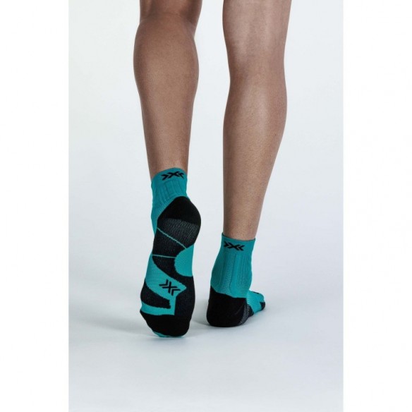 Calcetín Trail Run Discover Ankle Lake Green/Sunset Blue X-Bionic