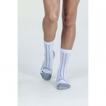 Calcetín Trail Run Discover Crew Arctic White/Pearl Grey... 2