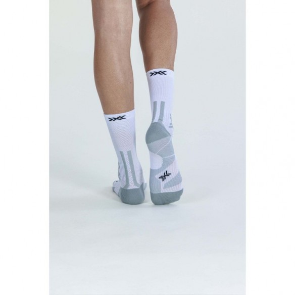 Calcetín Trail Run Discover Crew Arctic White/Pearl Grey X-Bionic
