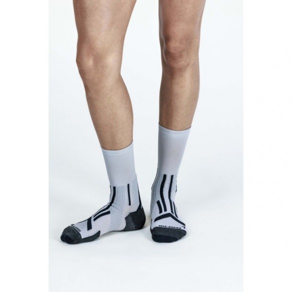 Calcetín Trailrun Perform Crew Pearl Grey/Charcoal X-Bionic