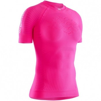 Camiseta M/C Effektor G2 Run Mujer Neon Flamingo/Namib...