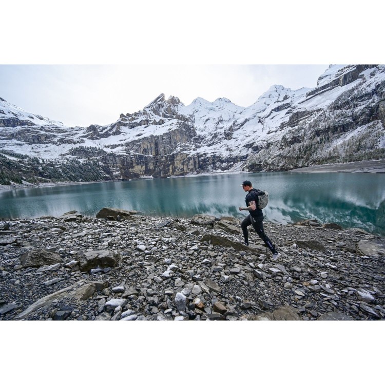 Camiseta M/C Twyce 4.0 Run Hombre Black Melange...