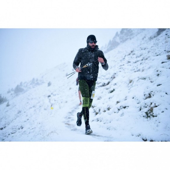 Malla Larga Effektor 4.0 Run Hombre Opal Black/Effektor Green X-Bionic