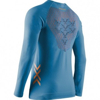 Camiseta M/L Twyce Run Hombre Mineral Blue/Orange X-Bionic 2