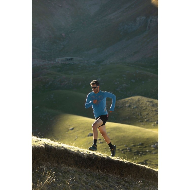 Camiseta M/L Twyce Run Hombre Mineral...