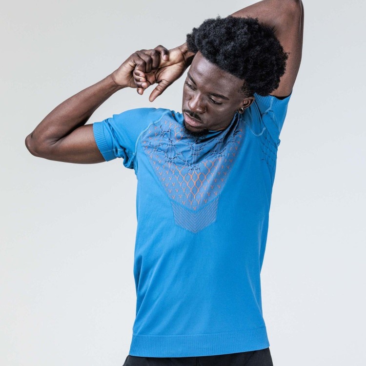 Camiseta M/C Twyce Run Hombre Mineral...