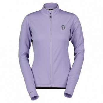 Maillot WS Gravel Warm Merino LS Heather Purple Scott