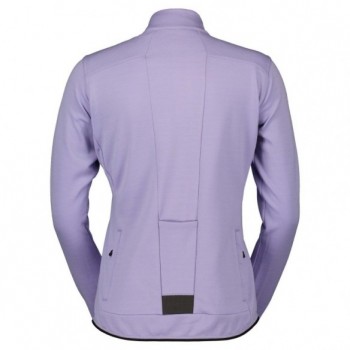 Maillot WS Gravel Warm Merino LS Heather Purple Scott 2