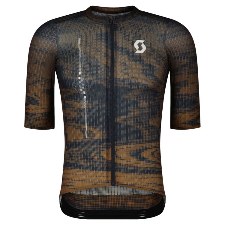 Maillot MS Ultd. SL SS Bread Brown/Dark Blue Scott