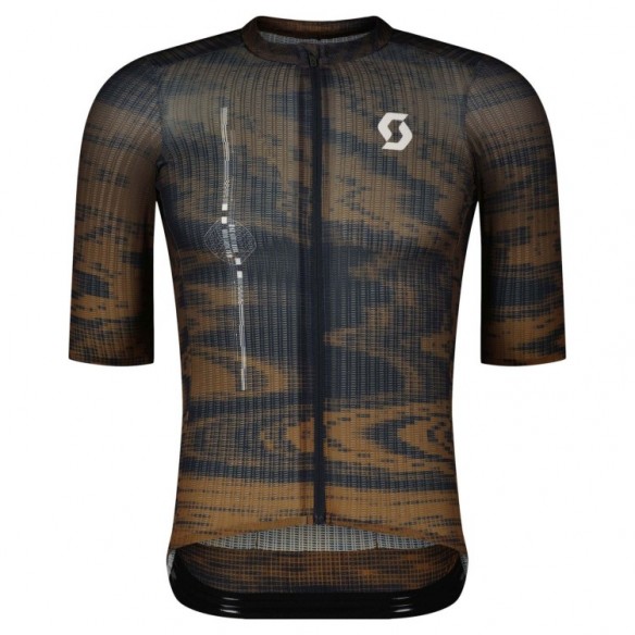 Maillot MS Ultd. SL SS Bread Brown/Dark Blue Scott