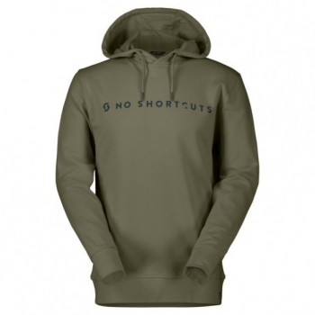 Sudadera MS No Shortcuts LS Hay Green Scott