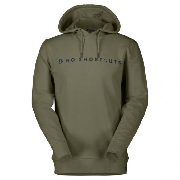 Sudadera MS No Shortcuts LS Hay Green Scott