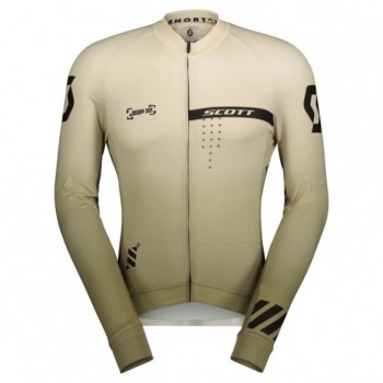 Maillot MS RC Pro LS Cotton White/Black Scott