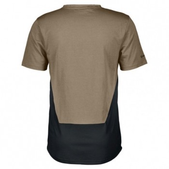 Maillot MS Trail Flow Dri SS Toast Beige/Black Scott 2