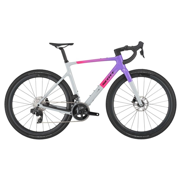 Bicicleta SCOTT Addict Gravel 20 Narwal Grey/Fade Purple 2025