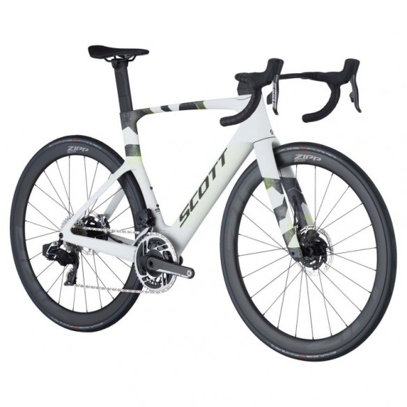 Bicicleta SCOTT Foil RC Team Ice Grey/Progressive Grey 2025