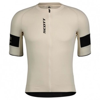 Maillot MS Endurance Pro SS Cotton White/Black Scott
