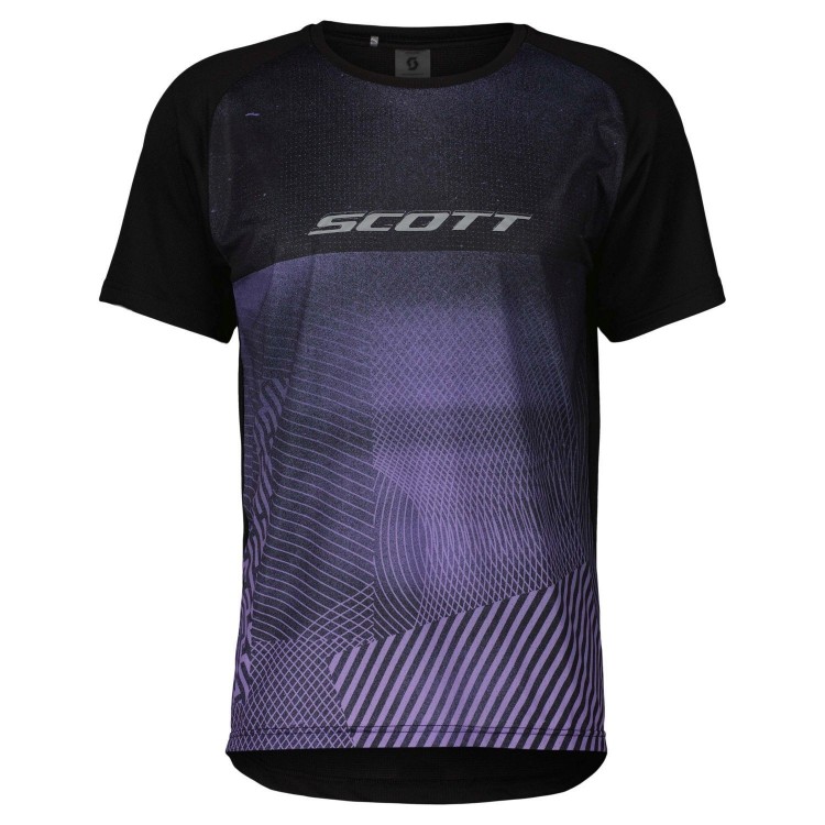 Maillot MS Trail Tuned SS Black/Swish Purple Scott