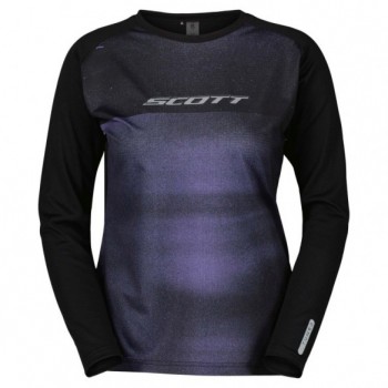 Maillot WS Trail Tuned LS Black/Swish Purple Scott